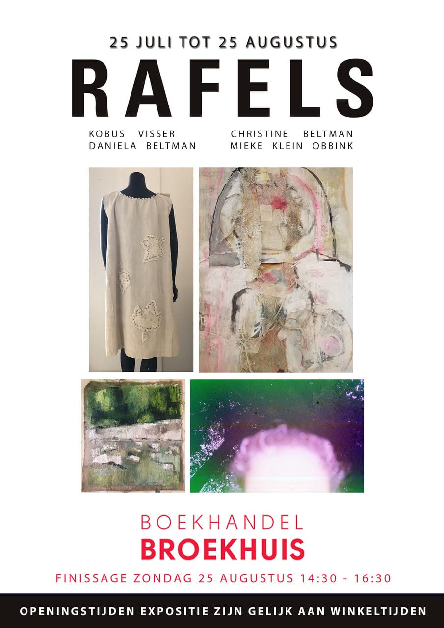 Expositie 'Rafels' op 25 juli van start bij Broekhuis Enschede