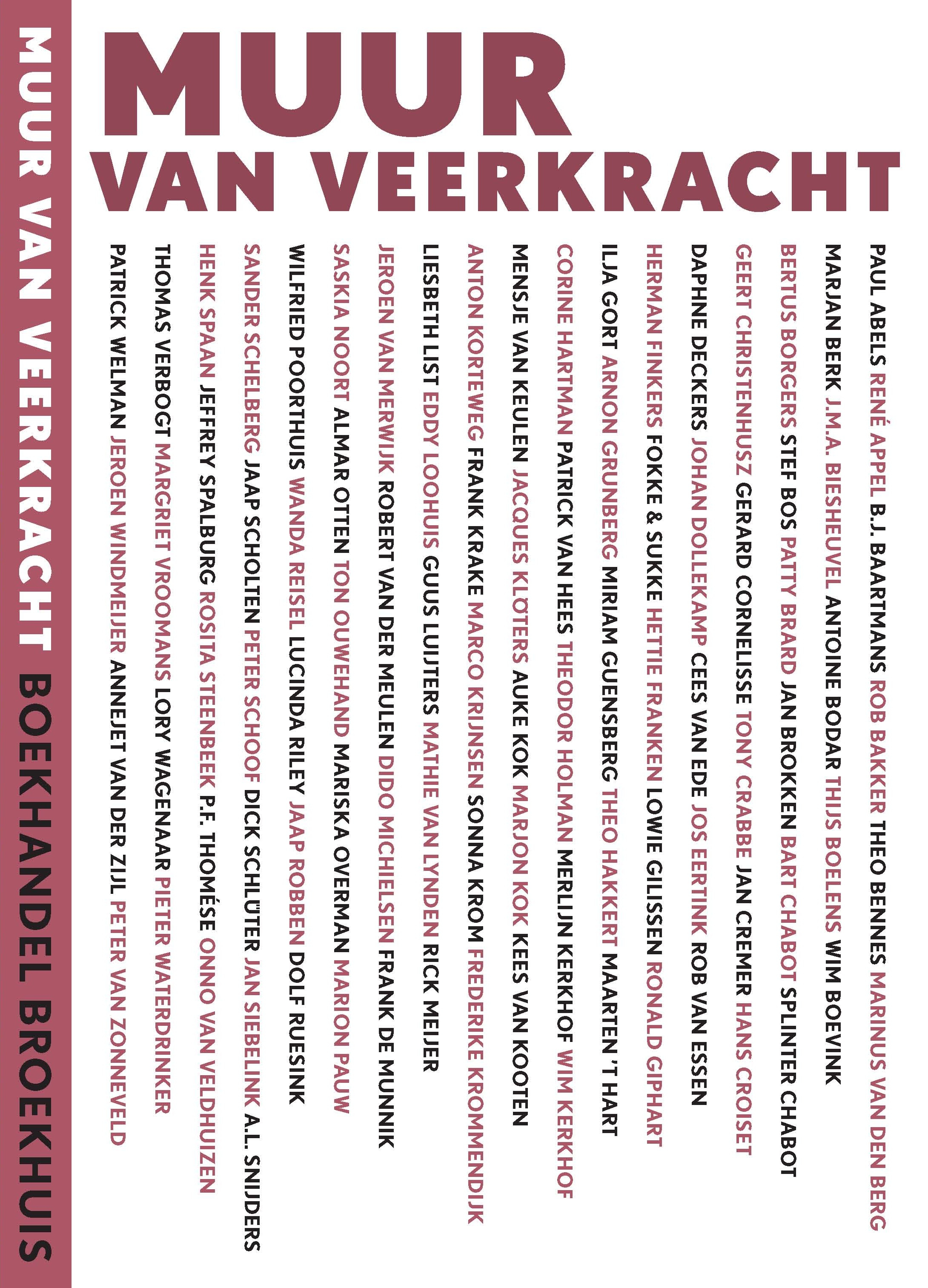 Bijdragen MUUR VAN VEERKRACHT gebundeld