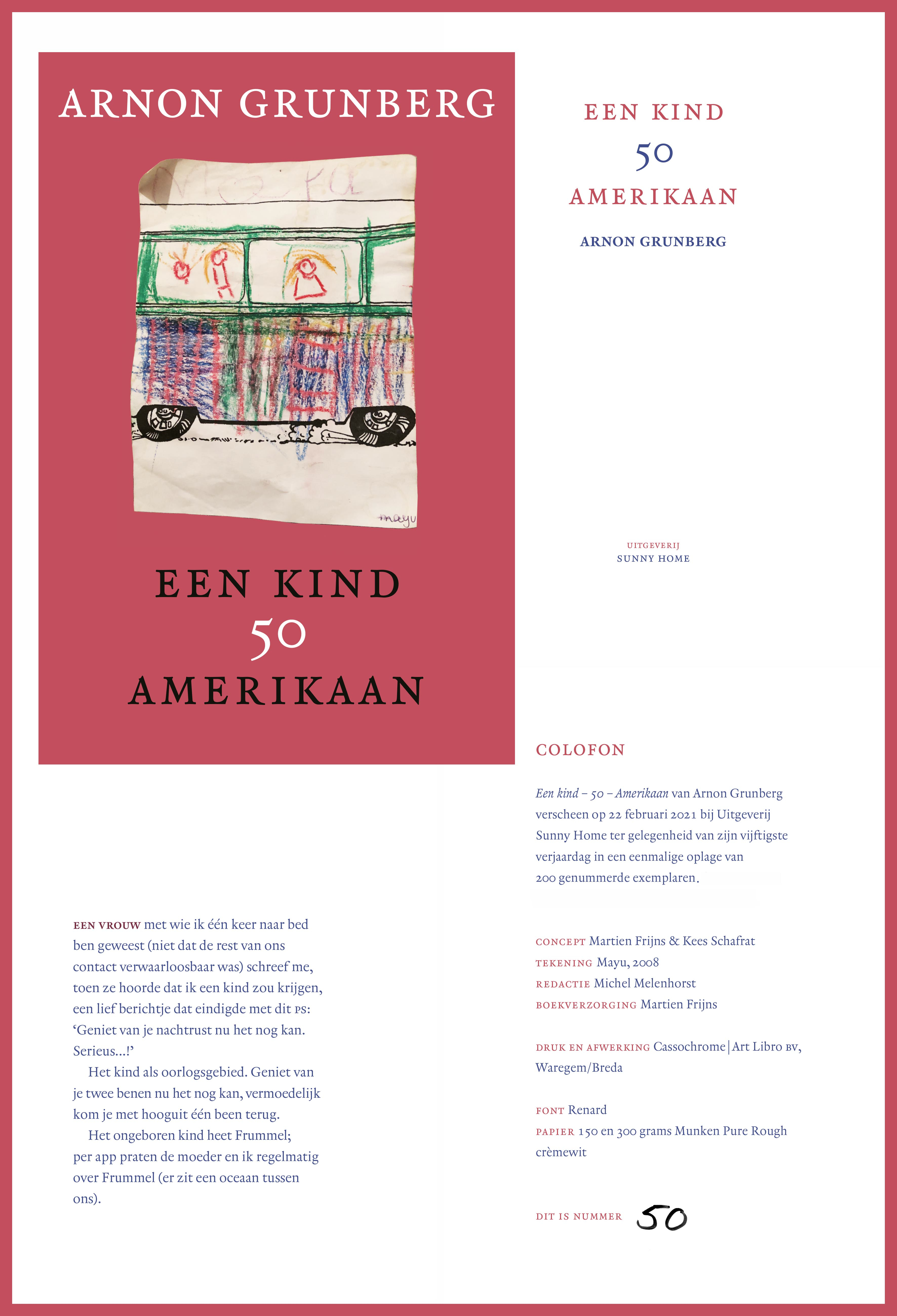 ARNON GRUNBERG 50 JUBILEUMUITGAVE EXCLUSIEF BIJ BROEKHUIS