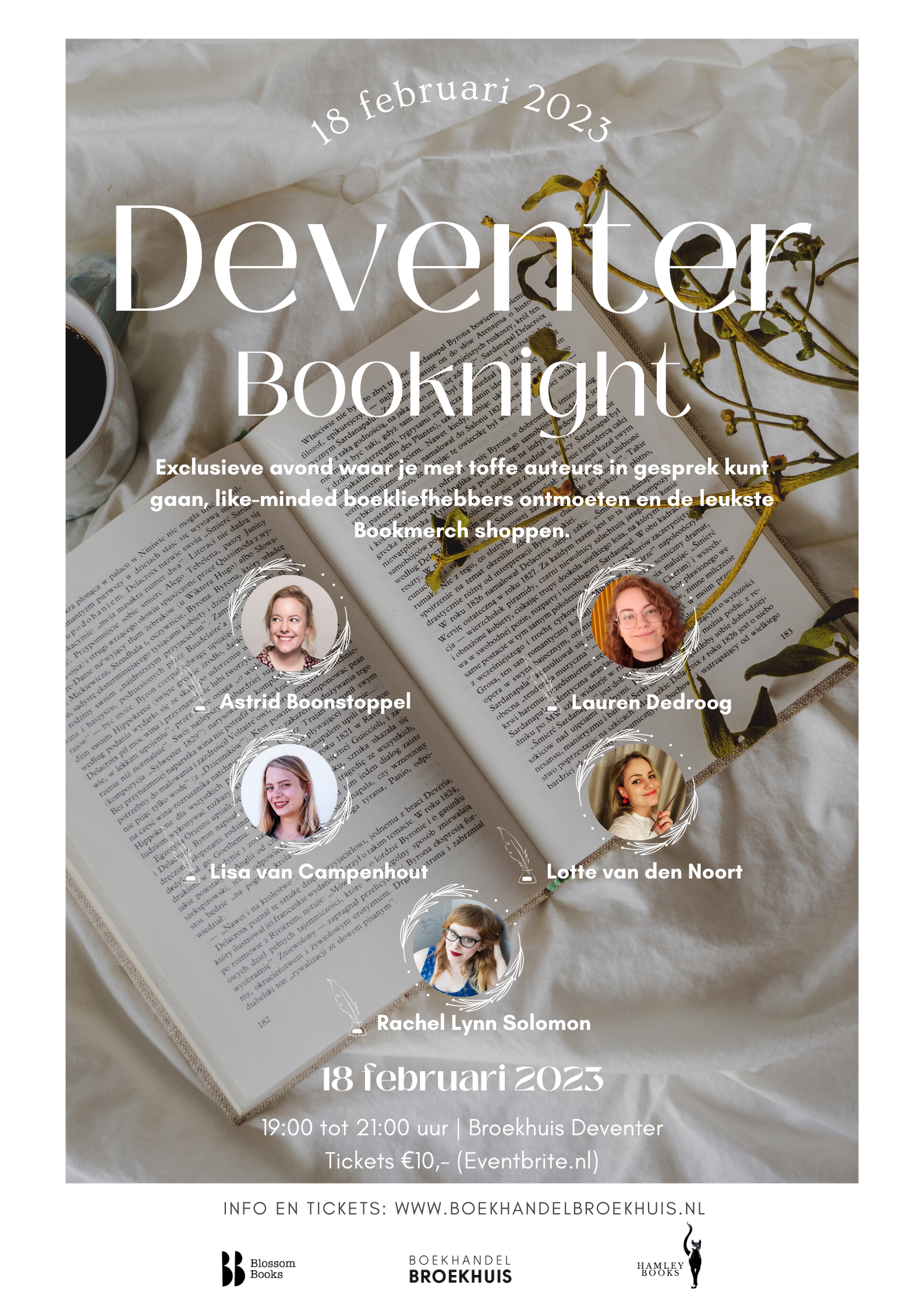 Deventer Booknight op 18 februari 