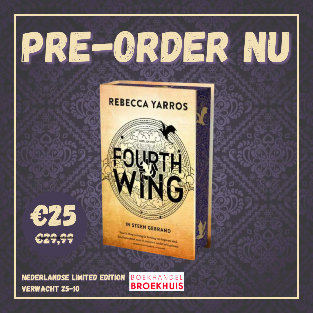 Pre-order nu de Nederlandse limited edition van "Fourth Wing"