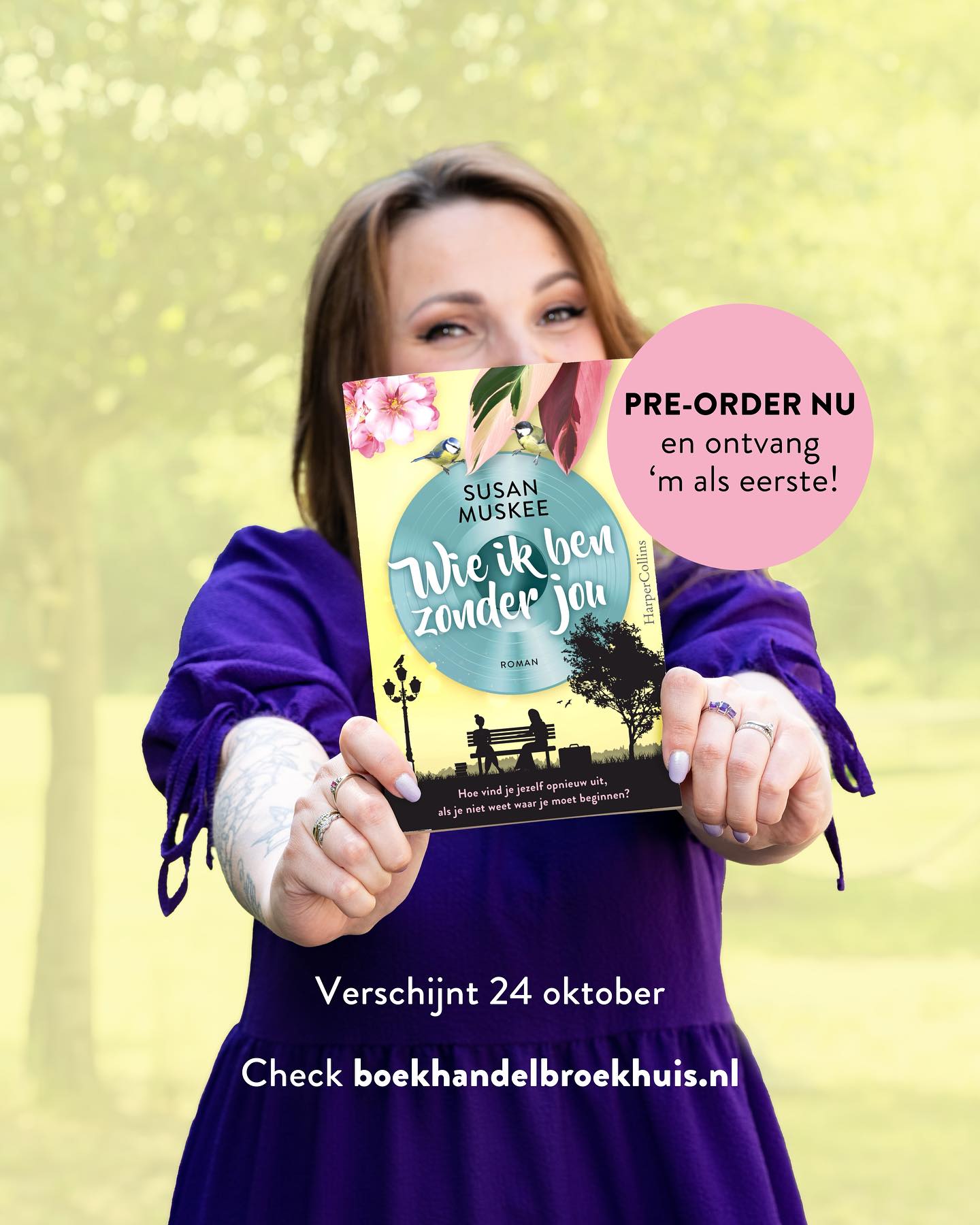 Pre-order actie 'Wie ik ben zonder jou' van Susan Muskee