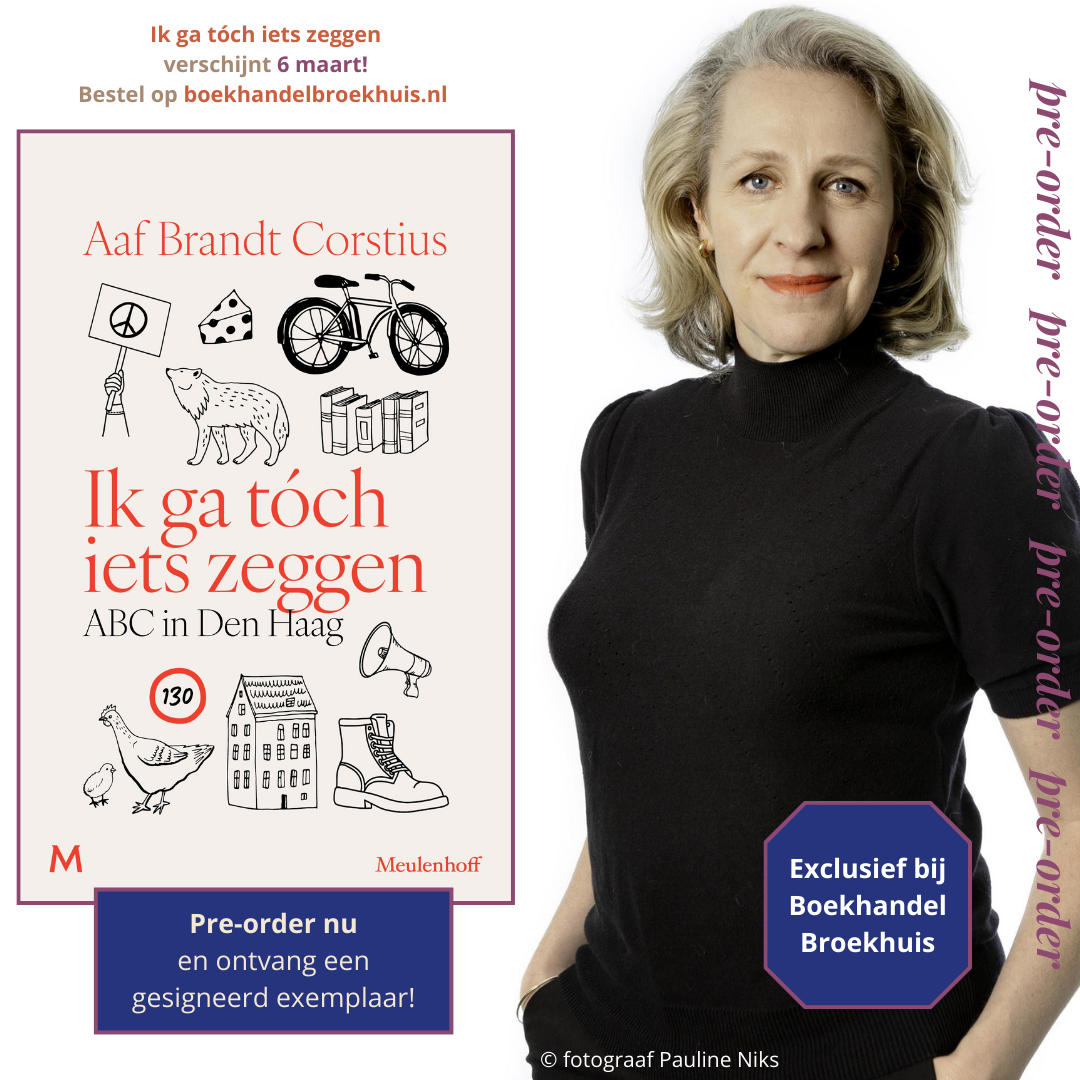 Pre-order 'Ik ga tóch iets zeggen' van Aaf Brandt Corstius bij Boekhandel Broekhuis